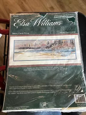 ELSA WILLIAMS - SPRING CREEK FEVER - 02120 - Counted Cross Stitch - KIT • $20