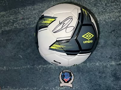 Thibaut Courtois Signed Official Umbro Soccer Ball Chelsea Real Madrid Beckett • $427.40