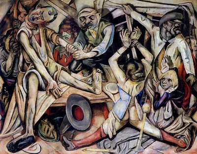 Max Beckmann The Night Canvas Print 16 X 20   # 4134 • $39.99