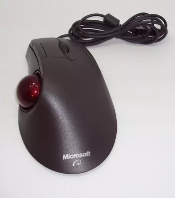 Microsoft Trackball Optical 1.0 PS2/USB Compatible X05-87475 Mouse - Tested • $28