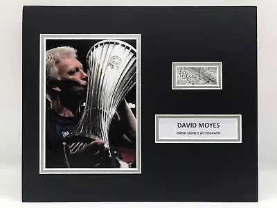 RARE David Moyes West Ham Signed Photo Display + COA 2023 EUROPA CONFERENCE • £39.99