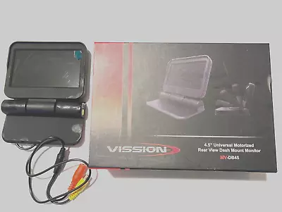 Vission 4.5  LCD Universal Motorized Rear View Dash Mount Monitor MV-DB45 • $65