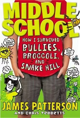 Middle School: How I Survived Bullies Broc- 9780316231756 Patterson Hardcover • $4.07