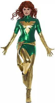 Phoenix Marvel Superhero Jean Grey X-Men Fancy Dress Halloween Adult Costume • $65.95