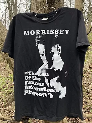 Morrissey International Playboys T-Shirt Men’s Large Black Comfort Colors Boot • $34.99