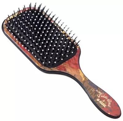 Kent Original Large Floral Cushioned Ladies Paddle Hair Brush LPB1 • £10.44