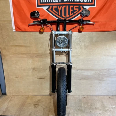 $1900 • Buy 2007-2017 Harley Dyna FXD FXDL Complete Front End Forks Tripple Tree 49mm FXDC