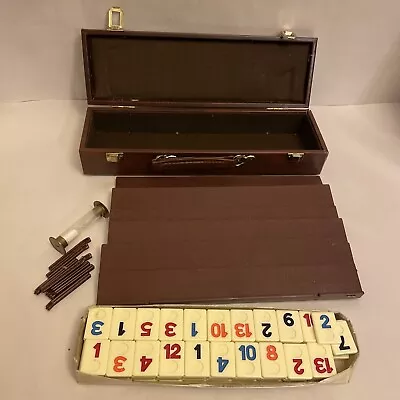 1982 Tournament Rummikub With Carrying Case 105 Tiles(1missing) • $25