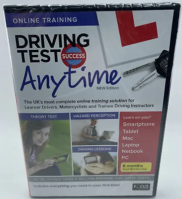 £5.99 • Buy Driving Test Success Anytime - New & Sealed - Theory Test/Hazard Perception..