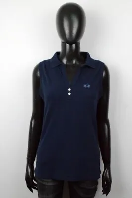 Polo LA MARTINA Size M Woman Jersey Cotton Blue T-Shirt Women's Blue • $12.25