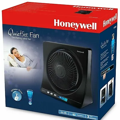 £17.99 • Buy Honeywell QuietSet Oscillating Table Fan Quiet Set - HT354E1