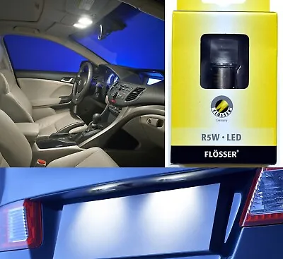 Flosser LED BA15s R5W 1W White One Bulb License Plate Tag Light Replacement EO • $37.93