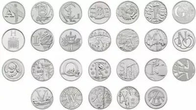 2018 A - Z Alphabet 10p Pence British Ten Pence Coins Collection Uncirculated • £5.25