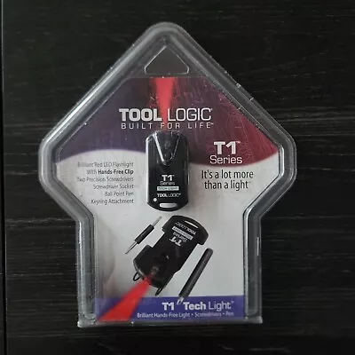 Tool Logic T1 Tech Light Multi 6 Tool Screwdriver Pen LED Flashlight New • $12.99