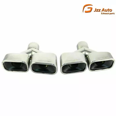 2.5'' AMG Square Dual Exhaust Tips For Mercedes-Benz C-Class W204 W203 W211 W214 • $131.66