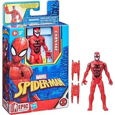 Marvel Epic Hero Series Carnage 4  Inch Mini-Action Figure With Accessory • $17.99