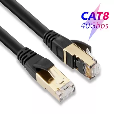 CAT8 7 Ethernet Cable 40Gbps 2000Mhz RJ45 LAN Patch Cord Network 2m~30m AU Lot • $132.04