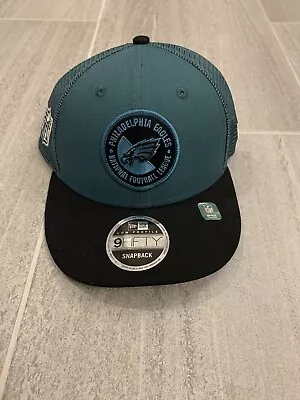 Philadelphia Eagles New Era Sideline Low Profile 9FIFTY Snapback Hat Mens NFL • $33.99