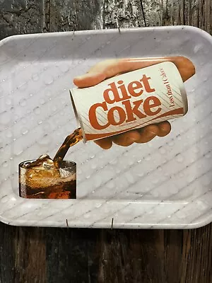 VINTAGE Diet Coke METAL TRAY 1983 Ohio Art Company.  • $40