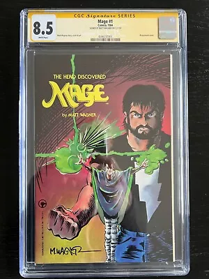 Mage 1 CGC 8.5! Signed By Matt Wagner! 1st Mage! • $149.99