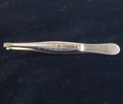 Vintage La Cross 925 Sterling Silver Tweezers Made In USA Lacross Slanted • $22.65