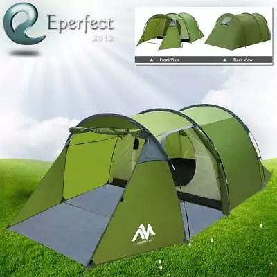 3-4 Person Camping Tunnel Tent Dome Waterproof Outdoor Family Instant Shelter  • $99.99