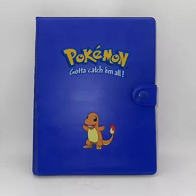$99.99 • Buy Pokemon Vintage 1999 Charmander 4-Pocket Card Binder Book Nintendo GREAT SHAPE!!
