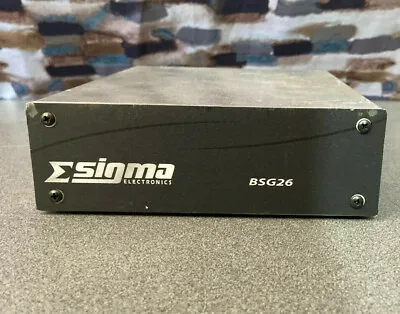 Sigma Stand Alone Ntsc Black Signal Video Generator Bsg26n Bsg-26n  • $35.99