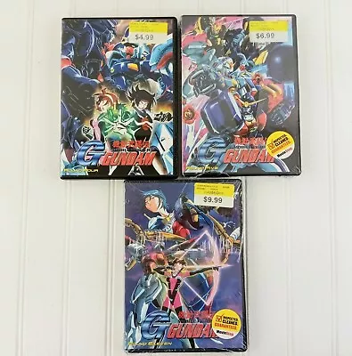 Mobile Fighter G-Gundam (3) DVDs Round 4 5 11 Bandai Entertainment • $29.99