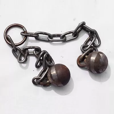 Vintage Medieval Carbon Steel Flail Spiked Balls & Chain Mace Weapon IMA-WP-073 • $79.90