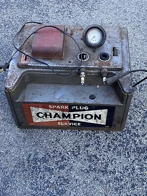 Vintage Champion Spark Plug Tester Cleaner Service Oil Gas Station Made In USA  • $400