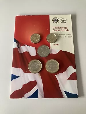 2011 Celebrating Great Britain 13 Coin Collection Uncirculated Set Royal Mint • £90