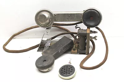 $43.99 • Buy Western Electric Model 285W Metal Lineman's Test Phone Railroad Field Equipment 