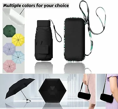 $21.98 • Buy Mini Pocket Umbrella Travel Super Windproof Compact Folding Sun Anti-UV Rain AU