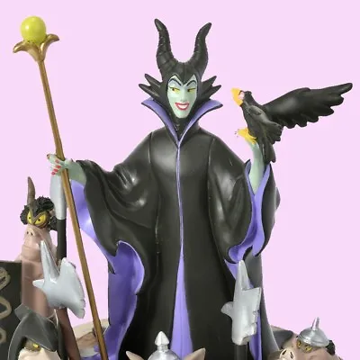 Maleficent Dark Witch Figure Sleeping Beauty Story Disney Store Statue 16.5cm • $216.99