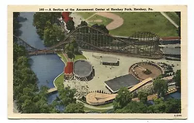 Postcard Section Amusement Center Hershey Park Hershey PA 1955 • $20.05
