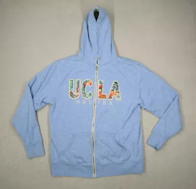 UCLA Bruins Hoodie Womens Medium Blue Full Zip Wideworld Sportswear Fleece • $28.99