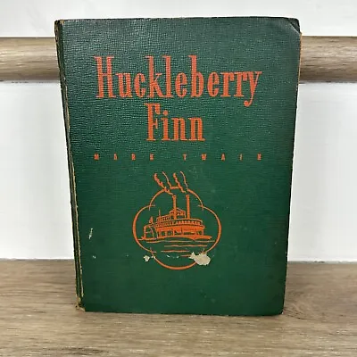 The Adventures Of Huckleberry Finn Mark Twain Book 1941 Whitman Samuel Clemens • $34.99