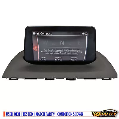 2017-2018 Mazda 3 Oem Info Navi Display Tested 7.0 Inches • $265.05