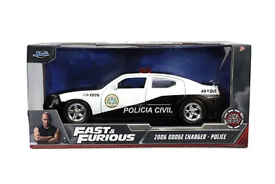 $52.95 • Buy Fast & Furious - 2006 Dodge Charger Police Diecast Car 1:24 Scale