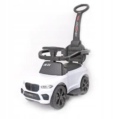 4in1 BMW Push Car Kids Ride On Stroller Toddler Sliding Walking Cars  *WHITE* • $69.98