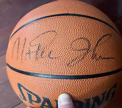 Lakers Magic Johnson Authentic Signed Wilson Basketball Uda Sticker • $250