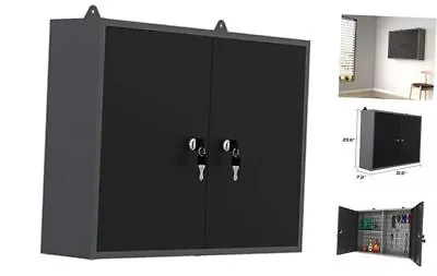 Metal Storage Hanging Cabinets Steel Lockable Wall Mounted Garage Medium • $144.29