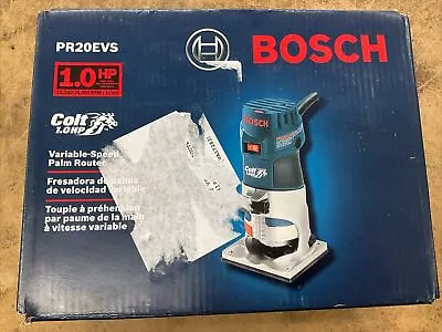 Bosch PR20EVS 5.6 Amp 1.0 HP 120V Variable-Speed Corded Palm Router 8596-2 • $99.99