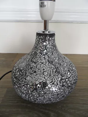 Crackle Glass Mosaic Style Table Lamp Base • £10.99