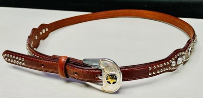 $24.95 • Buy  Tony Lama Brown Western Buckle Belt Sz 36