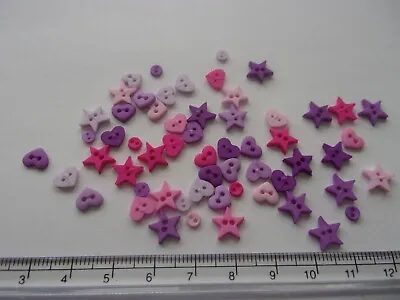 Dress It Up Buttons 8991 Micro Shapes Princess Mix Novelty Craft Buttons Sewing • £3.79