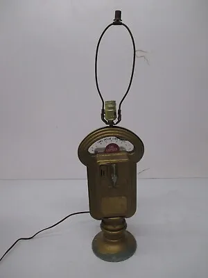 Vtg City Of Chicago 5 10 Cent Parking Meter Table Lamp Maybe Duncan As Is PARTS • $79.95