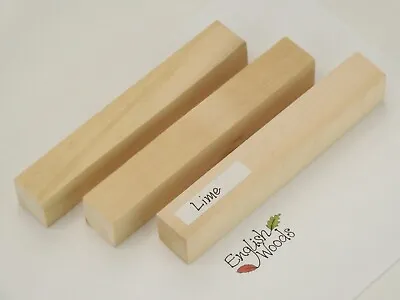 3 Wood Turning Pen Blanks - Pear Yew Walnut Acacia Spalted Beech Apple Etc. • £9.95