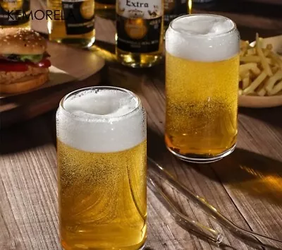 4pcs:Cute Can-Shaped Drinking Glasses For Beer Iced CoffeePerfect Gift • £15.95